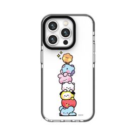 [S2B] BT21 Minini Clear Line Case - Smartphone Bumper Camera Guard iPhone Galaxy BTS Case - Made in Korea